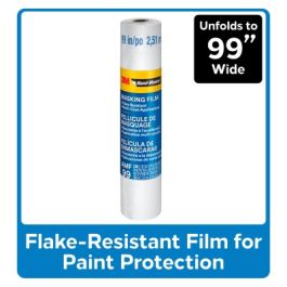 3M™ Hand-Masker™ Advanced Masking Film, AMF99, 99 in x 90 ft x .35 mil (2.51 m x 27.4 m x .00889 mm)