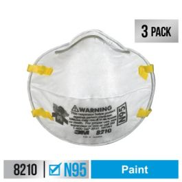 3M™ Performance Paint Prep Respirator N95 Particulate, 8210P3-DC, 3 eaches/pack, 12 packs/case
