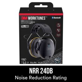 3M™ WorkTunes™ Connect Wireless Hearing Protector with Bluetooth® Technology, 90543H1-DC-PS, 4/case