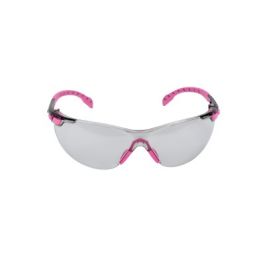 3M™ Solus™ 1000-Series Safety Glasses S1407SGAF, Pink/Black, I/O Gray Scotchgard™ Anti-fog Lens, 20 EA/Case