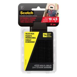 Scotch™ Extreme Fastener Mounting Strips Value Pack RF6731-VPESF, 1 in x 3 in (25,4 mm x 76,2 mm), Black, 14 Strips