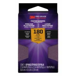 3M™ Pro Grade Precision™ Faster Sanding Block Sponge, 24002TRIP-XF-B, 2 5/8 in x 3.75 in x 1 in, X-Fine, 12/cs