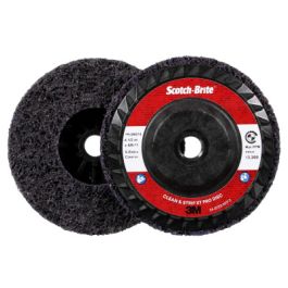 Scotch-Brite™ Clean and Strip XT Pro Disc, XO-DC, SiC Extra Coarse, Purple, 4-1/2 in x 5/8"-11, Type 27, 10 ea/Case, Single Pack
