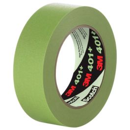 3M™ High Performance Green Masking Tape 401+, 12 in x 60 yd, 4/Case