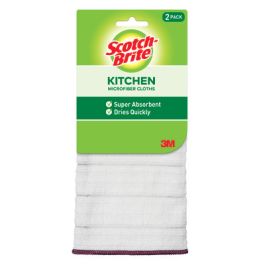 Scotch-Brite® Premium Microfiber Kitchen Cloth, 2/Pack, 12 Pack/Case