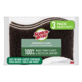 Scotch-Brite® Greener Clean Heavy Duty Scrub Sponge 87033, 8/3