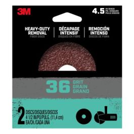3M™ Surface Restoration & Repair FbrDisc4.5in36, Fiber Disc 2/pk,