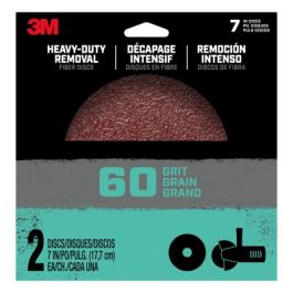 3M™ Surface Restoration & Repair FbrDisc7in60, Fiber Disc 2/pk,