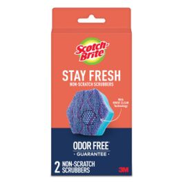 Scotch-Brite® Stay Fresh Non-Scratch Scrubbers SDA-2, 7/2