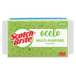Scotch-Brite® ocelo™ Utility Sponge 7243-T, 2 pack, 12/2