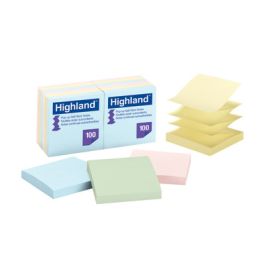 Highland™ Pop-up Self Stick Notes 6549-PuA, 3 in x 3 in