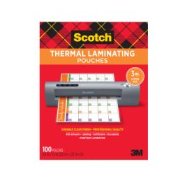 Scotch™ Thermal Pouches TP3854-100, 8.9 in x 11.4 in (228 mm x 291 mm), 6/shipper