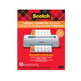 Scotch™ Thermal Pouches TP3854-50EF, 8.9 in x 11.4 in (228 mm x 291 mm), Letter Size