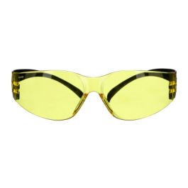3M™ SecureFit™ 100 Series SF103AF-BLK, Black Temples, Amber Anti-Fog/Anti-Scratch Lens, 20 ea/Case