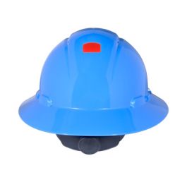 3M™ SecureFit™ Full Brim Hard Hat H-803SFR-UV, Blue, 4-Point Pressure Diffusion Ratchet Suspension, with UVicator, 20 ea/Case