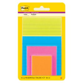 Post-it® Super Sticky Notes 4622-SSAU, Multi Sizes, Energy Boost