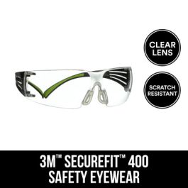 3M™ SecureFit™ 400 Eye Protection SF400C-WV-6-PS Clear Anti-Fog, 6ea/cs