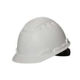 3M™ SecureFit™ Elevated Temperature Hard Hat H-701T-SF, White, 4-Point Pressure Diffusion Ratchet Suspension, 10 ea/Case