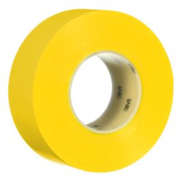 3M™ Durable Floor Marking Tape 971, Yellow, 2 in x 36 yd, 17 mil, 6 Roll/Case, Individually Wrapped Conveniently Packaged