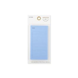 Post-it® Printed Notes NTD-36-BLU3, 2.9 in x 5.7 in (73 mm x 144 mm)