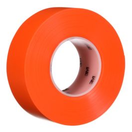 3M™ Durable Floor Marking Tape 971, Orange, 2 in x 36 yd, 17 mil, 6 Rolls/Case, Individually Wrapped Conveniently Packaged