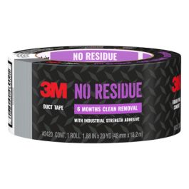 3M™ No Residue Duct Tape 2420, 1.88 in x 20 yd (48 mm x 18.2 m)