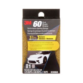 3M™ Performance Sanding Sponge 03068, 60 Grit, 12/Case
