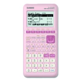 FX-9750GIII 3rd Edition Graphing Calculator, 21-Digit LCD, Pink