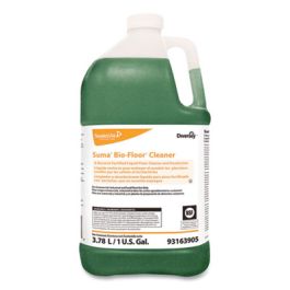 Suma Bio-Floor Cleaner, Unscented, Liquid, 1 gal, 4/Carton