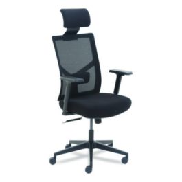 Mesh Back Molded Foam Task Chair, Supports Up to 275 lb, Black Seat/Back
