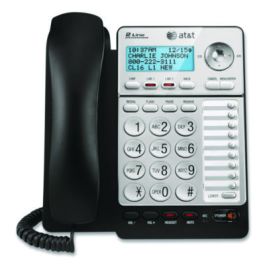 ML17928 Two-Line Corded Speakerphone, Black/Silver