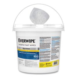 Disinfectant Wipes, 6 x 8, 800/Dispenser Bucket, 2 Buckets/Carton