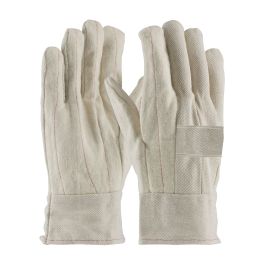 Extra Heavyweight Cotton Hot Mill Glove with Two-Layers of Polyester Lining - 30 oz, Natural, L B03SI
