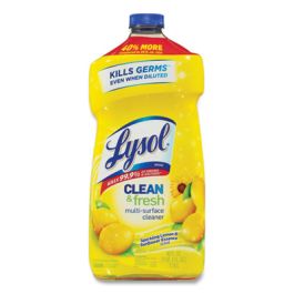 Clean and Fresh Multi-Surface Cleaner, Sparkling Lemon and Sunflower Essence Scent, 40 oz Bottle