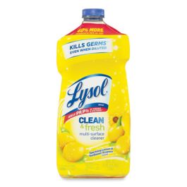 Clean and Fresh Multi-Surface Cleaner, Sparkling Lemon and Sunflower Essence, 40 oz Bottle, 9/Carton