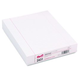 Composition Paper, 8 x 10.5, Wide/Legal Rule, 500/Pack