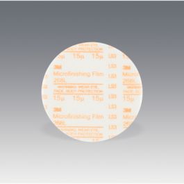 3M™ Microfinishing PSA Film Disc 268L, 15 Mic 3MIL, Type D, 3 in x NH, Die 300V, 100/Bag, 1000 ea/Case