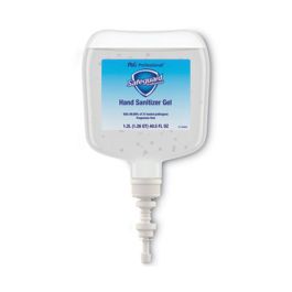 Antibacterial Gel Hand Sanitizer, 1,200 mL Refill, Fragrance-Free, 4/Carton
