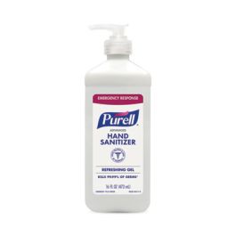 Advanced Instant Gel Hand Sanitizer, 16 oz Pump Bottle, Clean Scent