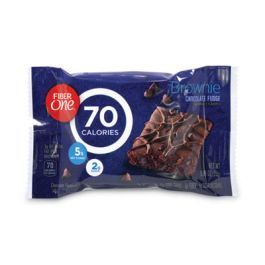 70 Calorie Chocolate Fudge Brownies, 0.89 oz, 40/Carton