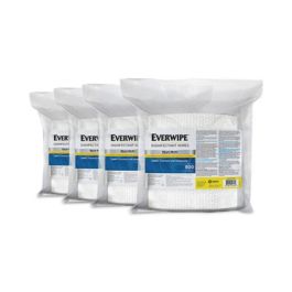 Disinfectant Wipes, 6 x 8, Lemon, 800/Bag, 4 Bags/Carton