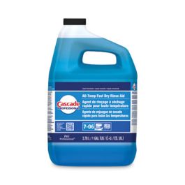 Fast Dry All-Temp Rinse Aid, Unscented, 1 gal Bottle, 2/Carton