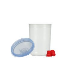 3M™ PPS™ Lid & Liner Kit, 16312, Midi (13.5 fl oz), 125 Full Diameter Micron Filter, 50 Lids & Liners per kit, 1 kit per case