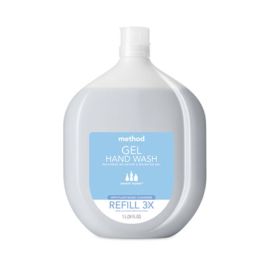 Gel Hand Wash Refill Tub, Sweetwater Scent, 34 oz, 4/Carton