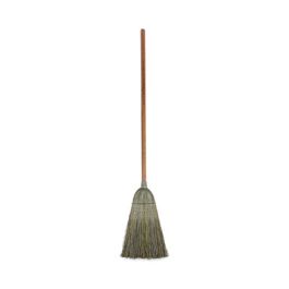 Warehouse Broom, Yucca/Corn Fiber Bristles, 56" Overall Length, Natural