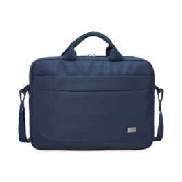 Advantage Laptop Attache, Fits Devices Up to 14", Polyester, 14.6 x 2.8 x 13, Dark Blue