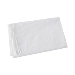 Linear Low Density Industrial Can Liners, 30 gal, 0.9 mil, 30" x 36", White, Flat Pack, 100/Carton