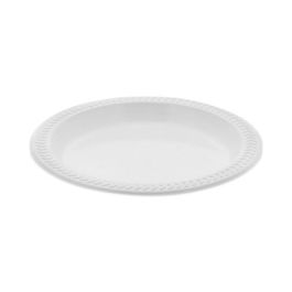 Meadoware Impact Plastic Dinnerware, Plate, 6" dia, White, 1,000/Carton