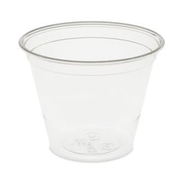 EarthChoice Recycled Clear Plastic Cold Cups, 9 oz, Clear, 975/Carton