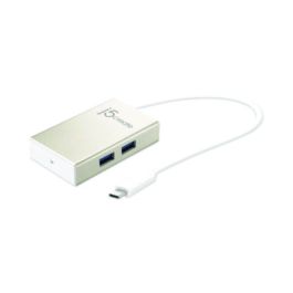 USB-C Hub, 4 Ports, Silver